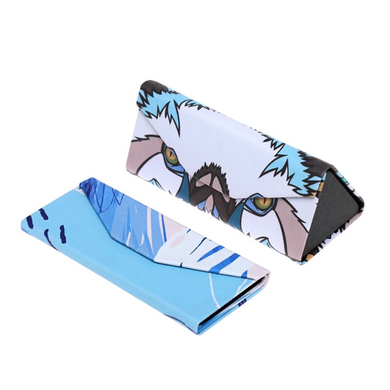 Hộp Đựng Mắt Kính Hình Tam Giác Gập Lại Được Dành Cho Nam Và Nữ Ốp