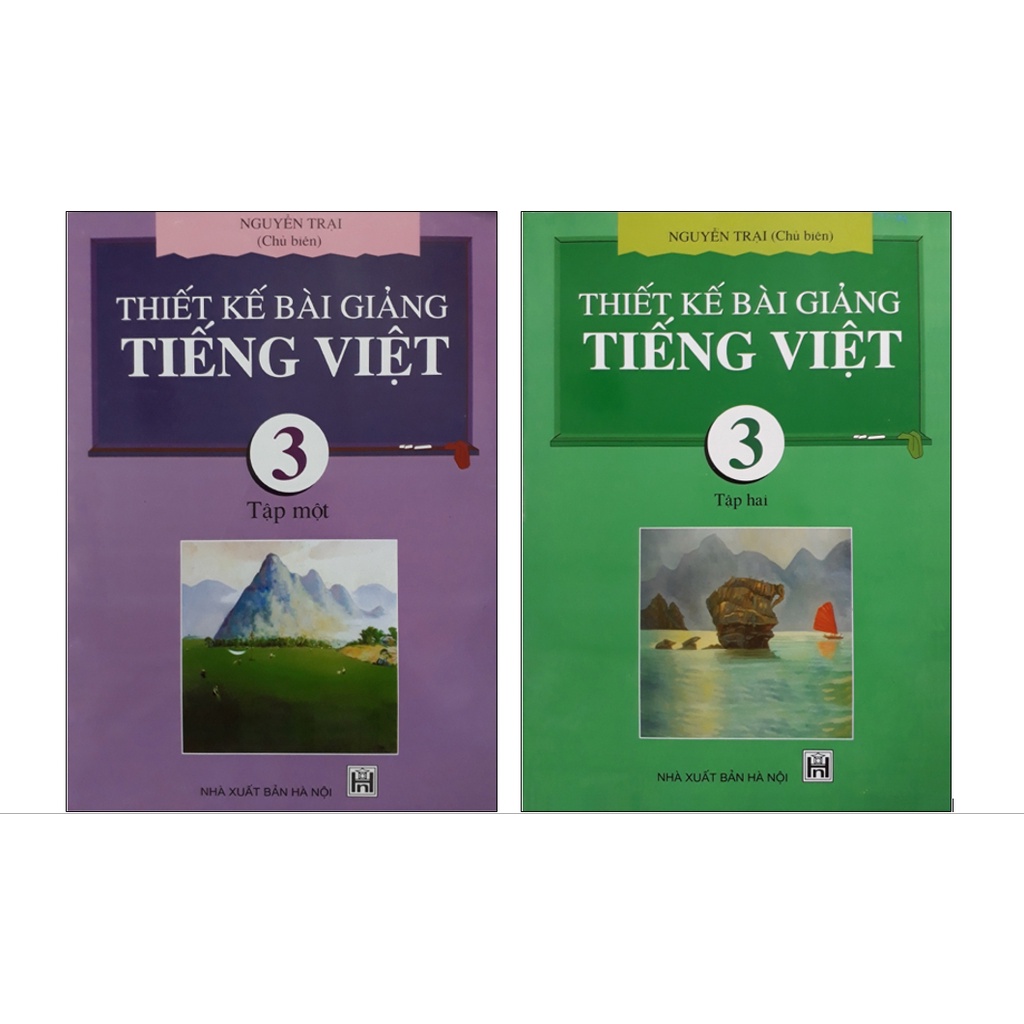 Sách - Combo Thiết Kế Bài Giảng Tiếng Việt 3 (Tập 1+Tập 2)