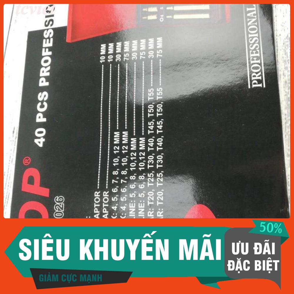 [  GIÁ TỐT - HÀNG CHẤT LƯỢNG ] BỘ LỤC GIÁC 3-17MM TOP( HỘP VALI NHỰA)(CHO KHÁCH XEM HÀNG)