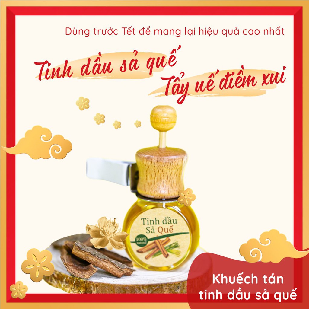 [PURE52 giảm 52k] Bộ quà tết tinh dầu xông nhà Purevess giúp tẩy uế, hút tài lộc ,may mắn cả năm