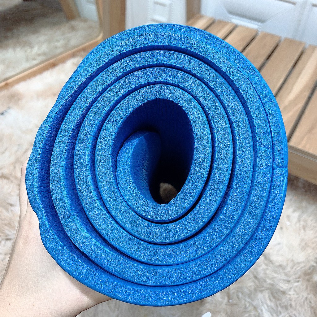 1M42 Thanh lý Tấm thảm tập yoga mat miếng thảm tập gym cao su chống trượt tập thể dục tại nhà dày 8mm