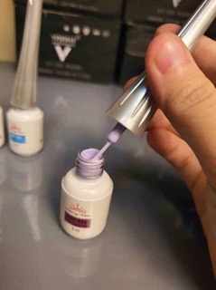 Sơn gel cọ nét hoa hồng