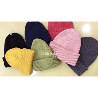 Mũ len 7 màu basic dư xịn cho bé