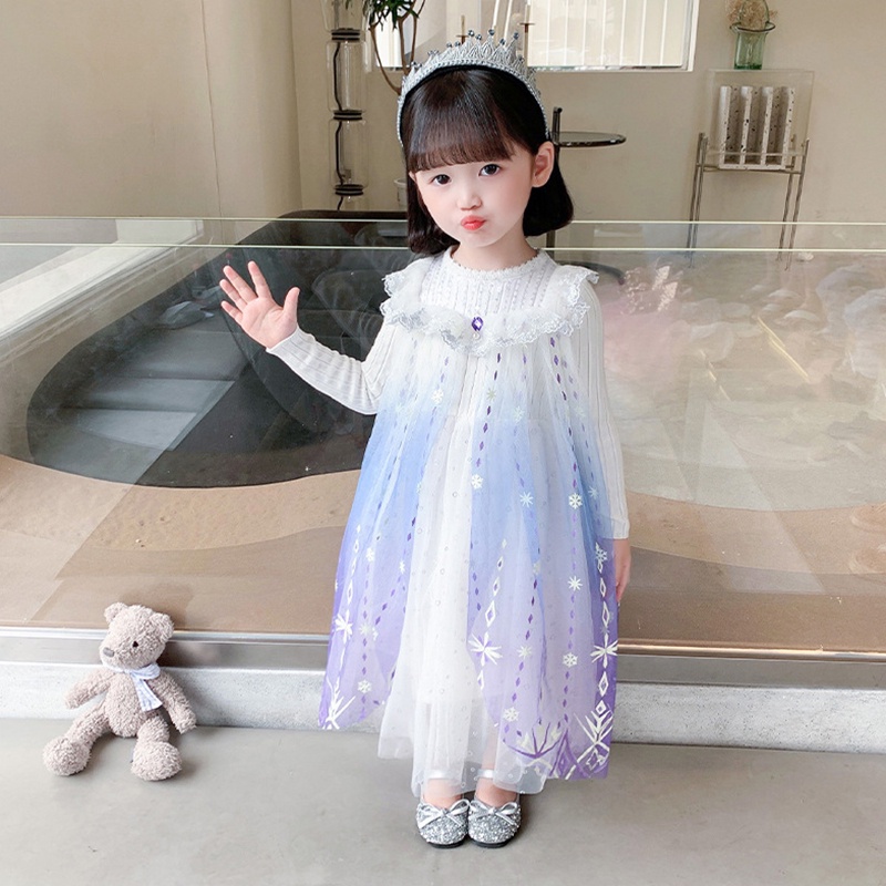 Đầm Công Chúa Tay Ngắn Cho Bé Gái