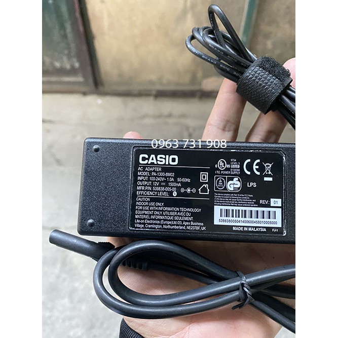 Cục nguồn đàn Organ Casio 7200 chính hãng bảo hành 12 tháng