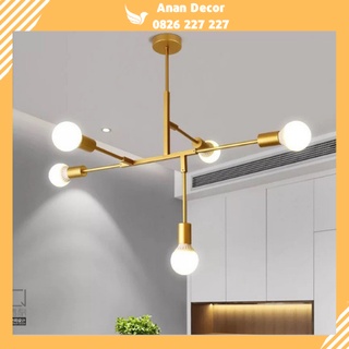 Đèn thả trần trang trí nhà quán cà phê phòng khách bàn ăn chưa bao gồm bóng đèn THCN 93B-18 AnAn Decor AL