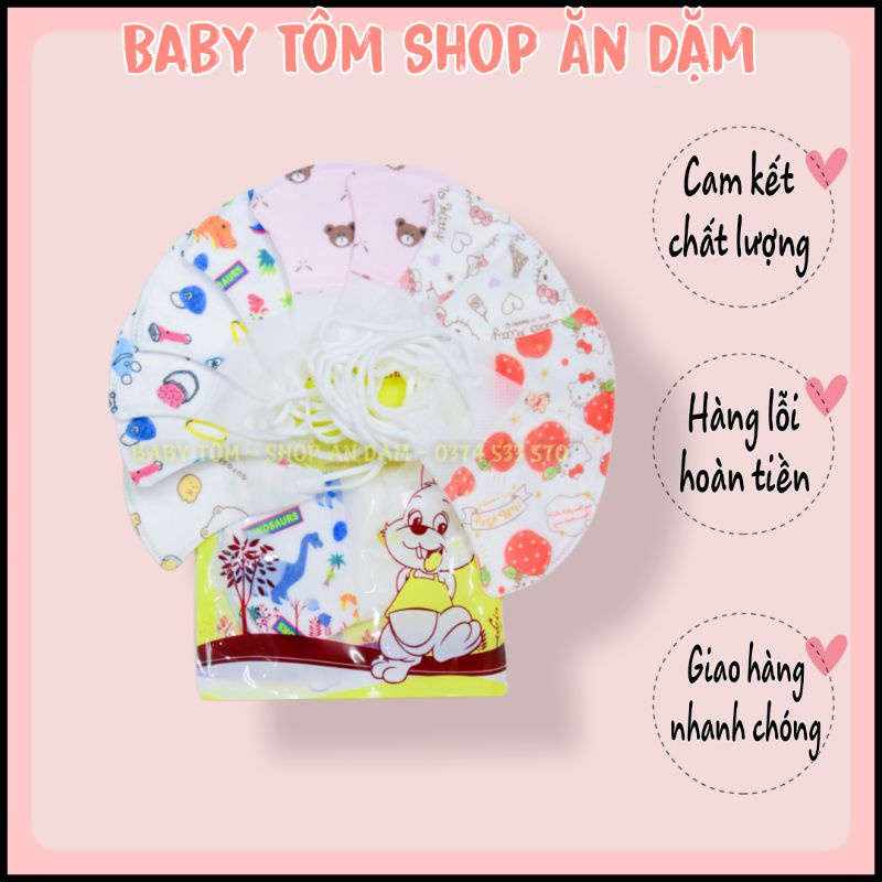 Combo 5 chiếc khẩu trang cho em bé NPP Baby Tôm