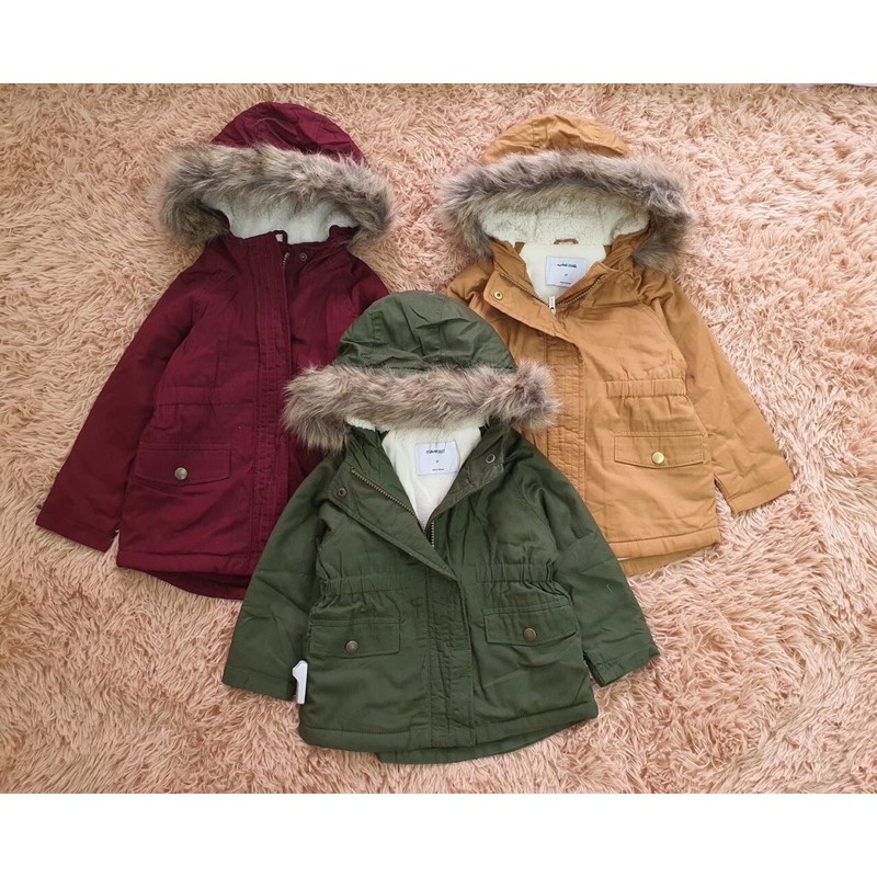 Áo khoác Parka dư xịn cho bé trai, bé gái
