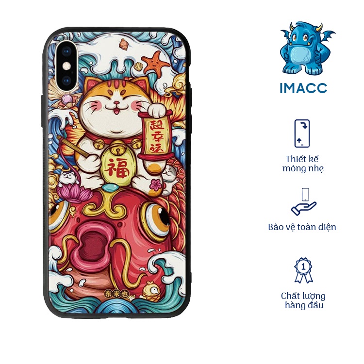 Ốp ĐT Phúc Lộc Hình Cá Chép IMACC 6/6S/6Plus/6Splus/7Plus/8Plus/X/Xs/XsMax/11/11Promax