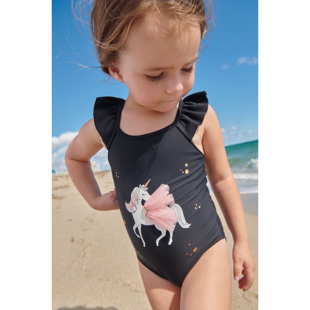 Đồ bơi một mảnh NNJXD in hình kỳ lân dễ thương xinh xắn cho bé gái