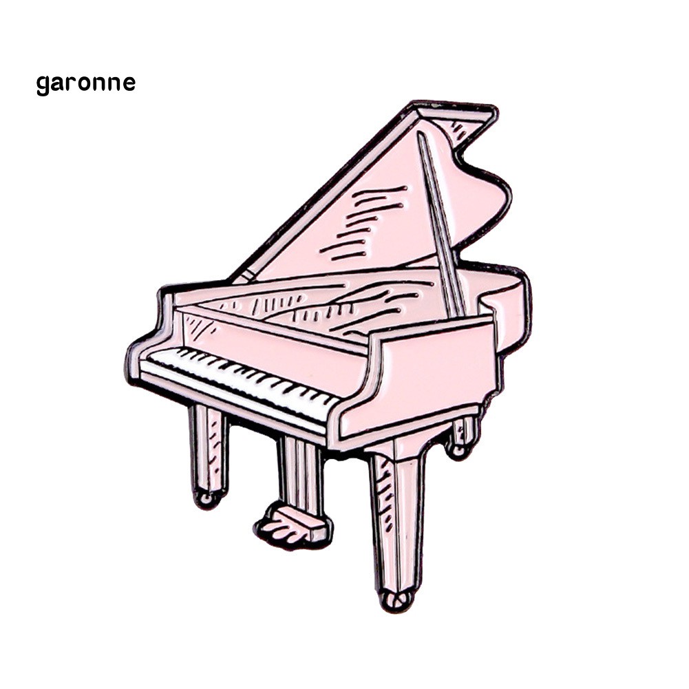 Ghim cài áo hình đàn piano thời trang