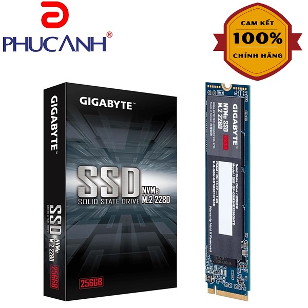 Ổ SSD Gigabyte 256Gb PCIe NVMe™ 3x4 M2-2280