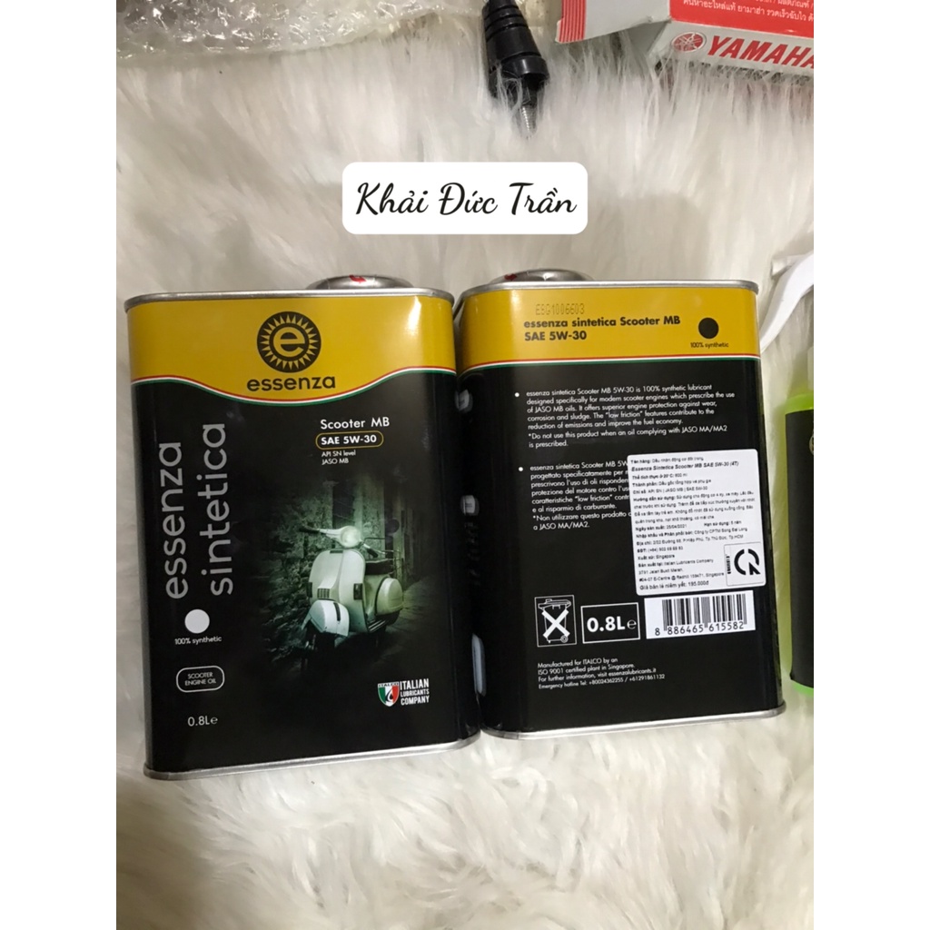 Nhớt Essenza 5w30 800ml cho xe tay ga