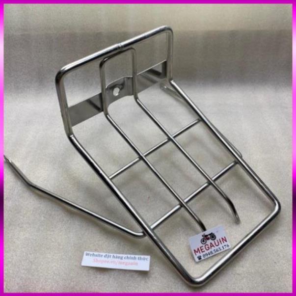 Baga mũi, giá đỡ giỏ Dream 2 inox (mũi mạ Dr Thái)
