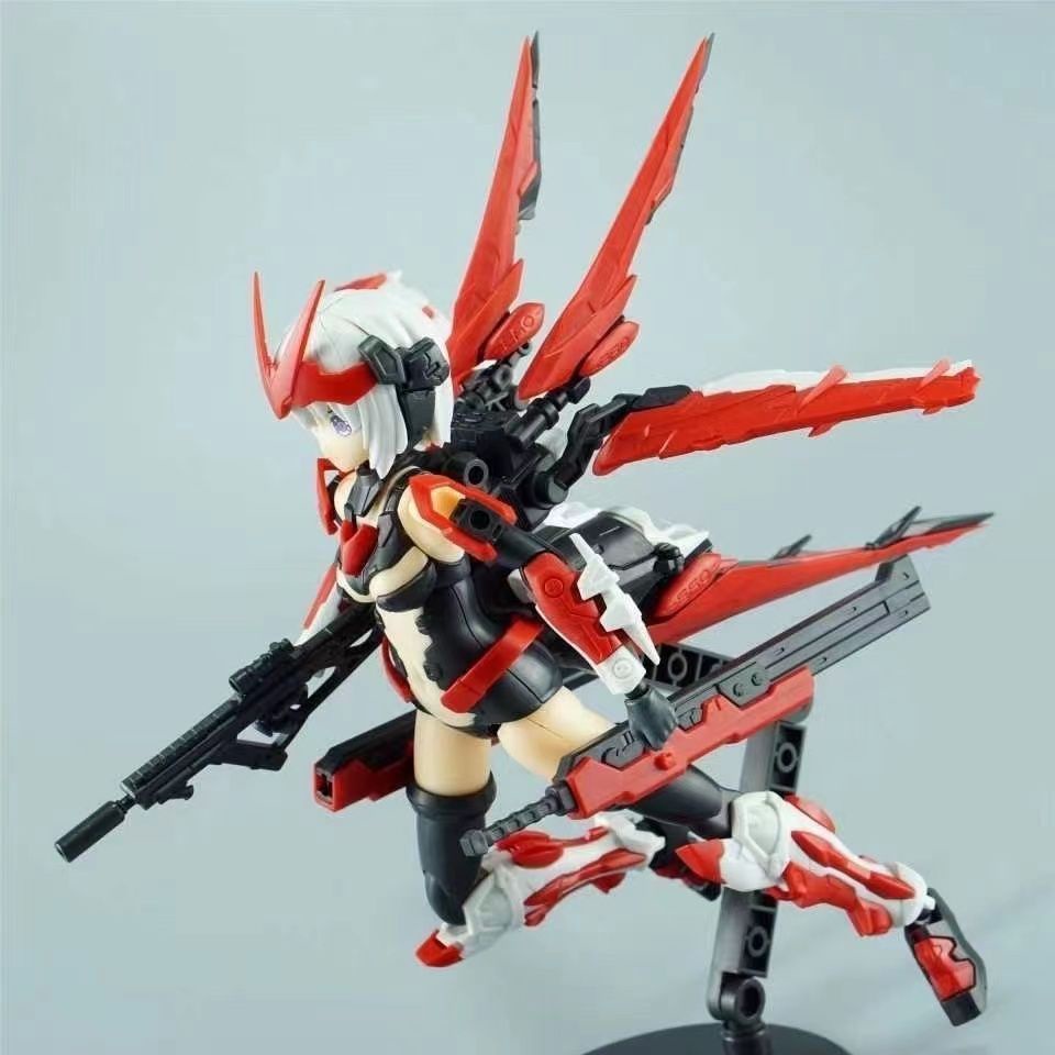 MJH Mô Hình Đồ Chơi Lắp Ráp Mô Hình Thợ Bay + Cánh Tay Orangutan + Ba Lô Aircraft Model Beautyman Soul FM Red Heresy Machine Girl RG Orangu