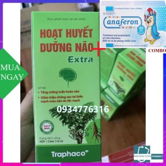 Combo Chim cánh cụt Nga+ Hoạt Huyết Dưỡng Não Extra _ Traphaco( dạng cao đặc)