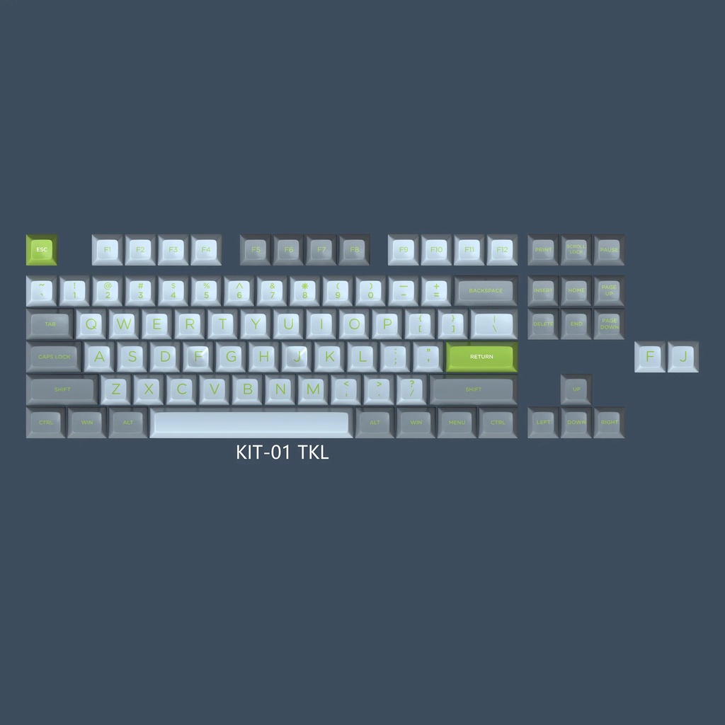 Bộ keycap bàn phím cơ MAXKEY LIME SA KEYCAPS SET