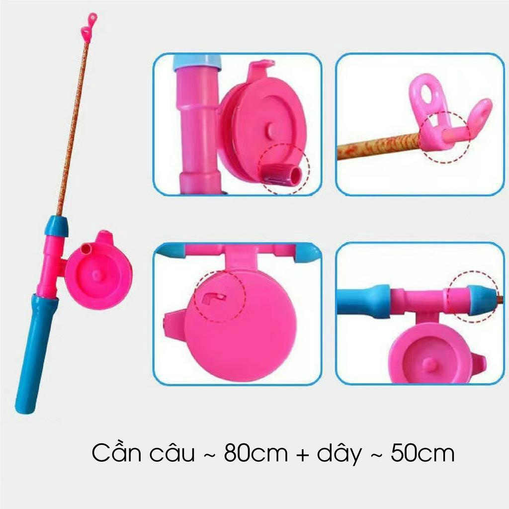 Đồ Chơi Diều Cần Câu 3D Mini Cho Bé Họa Tiết Hoạt Hình Dễ Thương Kèm Cần Câu Và Dây Thả 50M - Diều Bé Cầm Chạy Chơi
