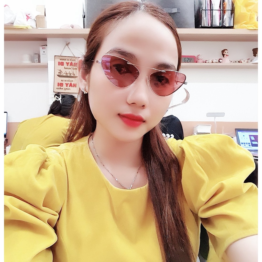 Kính mát nam nữ thời trang McQueen MQ0204S 003 chính hãng