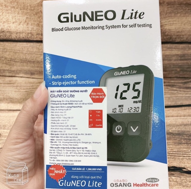 Máy đo đường huyết Glucerna - GluNeo Lite