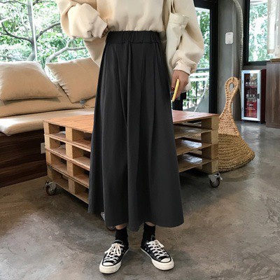Chân váy đũi dài 2 lớp túi xẻ đẹp nhất ngành Kanimi | BigBuy360 - bigbuy360.vn