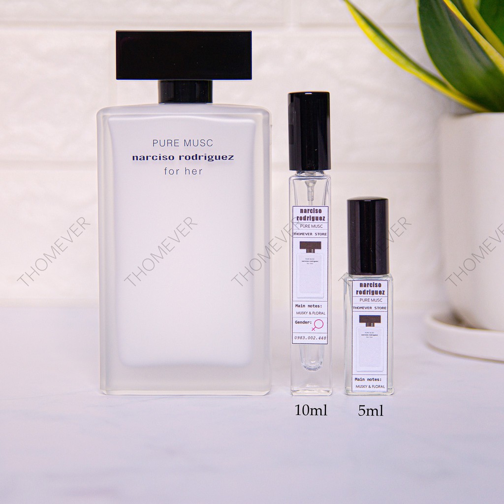 [SIÊU RẺ] Nước Hoa Nữ Narciso Rodriguez Pure Musc | CAM KẾT CHẤT LƯỢNG [Mẫu Thử]