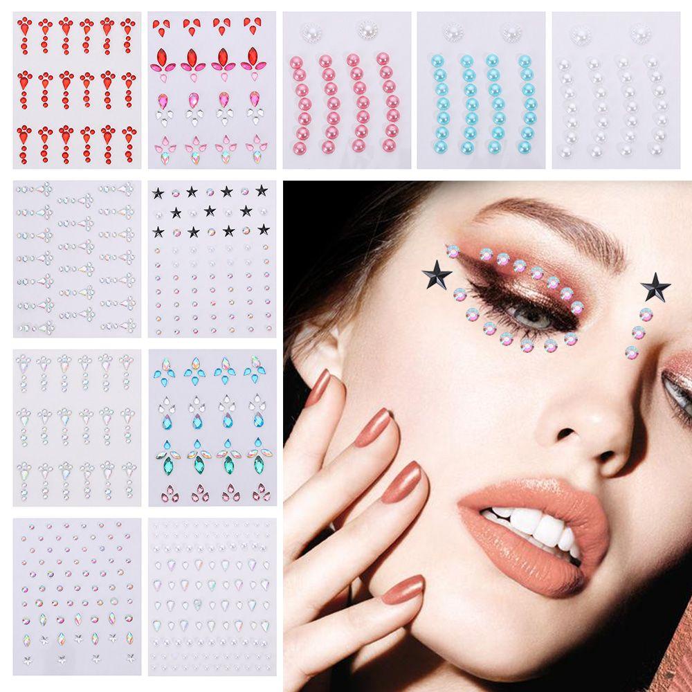 CACTU Fashion Eyeshadow Sticker Eyes And Face Makeup Tattoo Stickers New|Tattoo DIY Nail Art Body