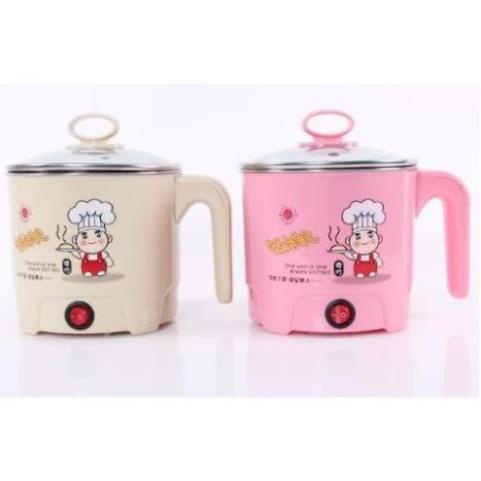 Nồi lẩu mini - ca nấu mì siêu tốc đa năng siêu tiện lợi 1.6L