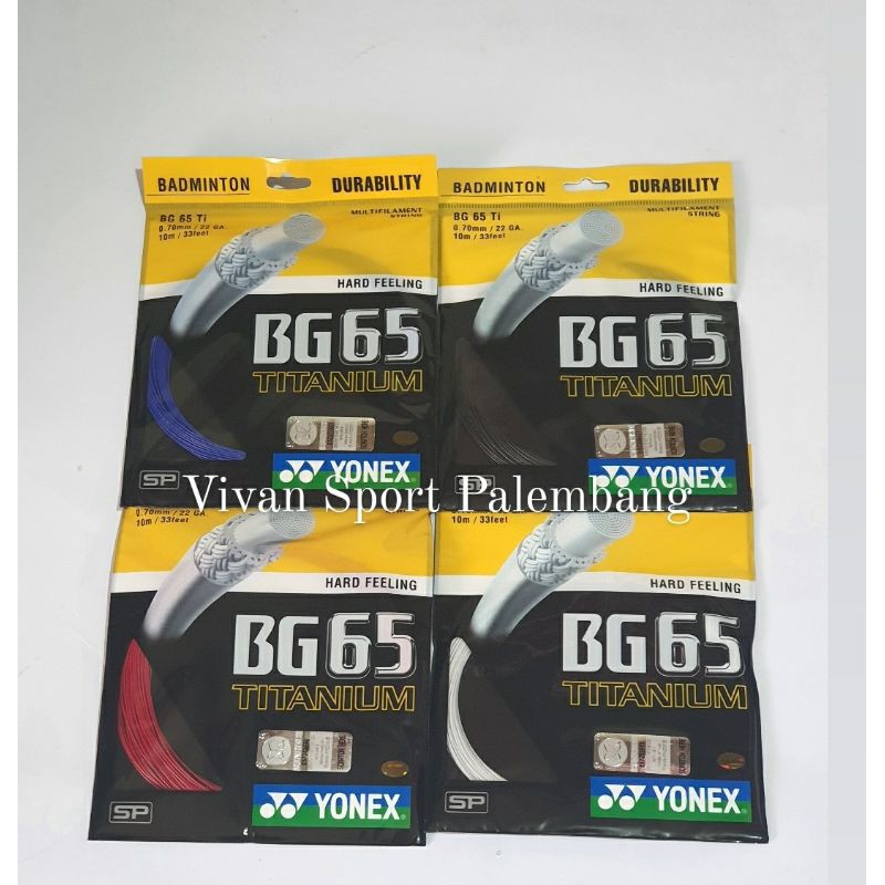 Dây Cầu Lông Yonex Bg65 Titanium / Yonex Bg 65 Ti Chất Lượng Cao