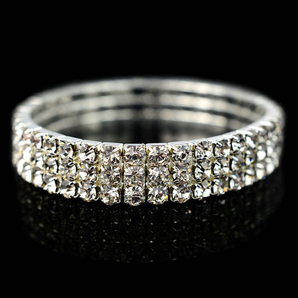 Vòng tay khảm đá lấp lánh thời trang