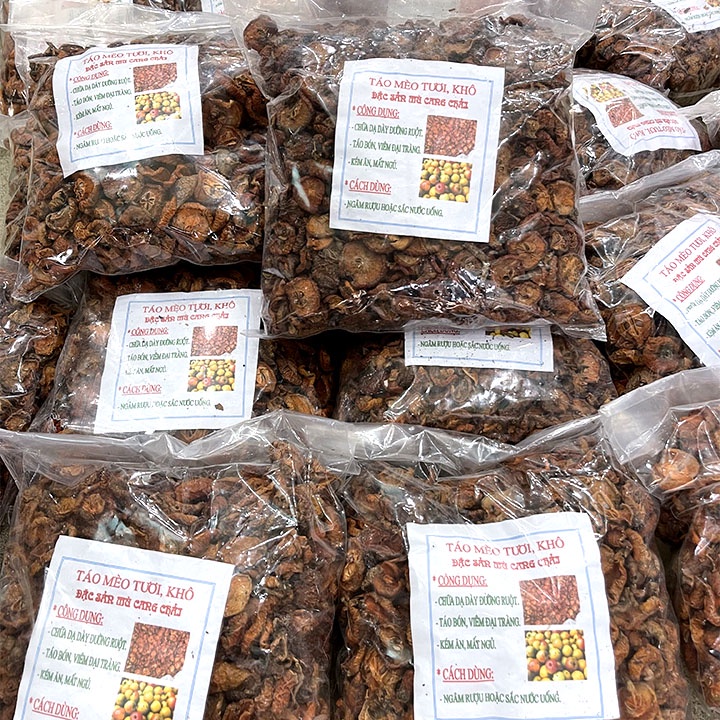 Táo mèo khô ngâm, đặc sản vùng cao Tây Bắc