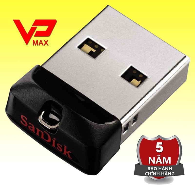 USB 32GB 16GB Sandisk cz33 cho xe hơi bảo hành 5 năm Vĩnh Xuân