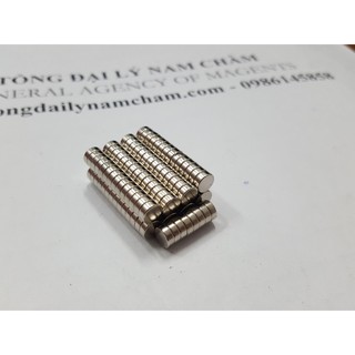 Nam châm trắng đất hiếm 4x2mm
