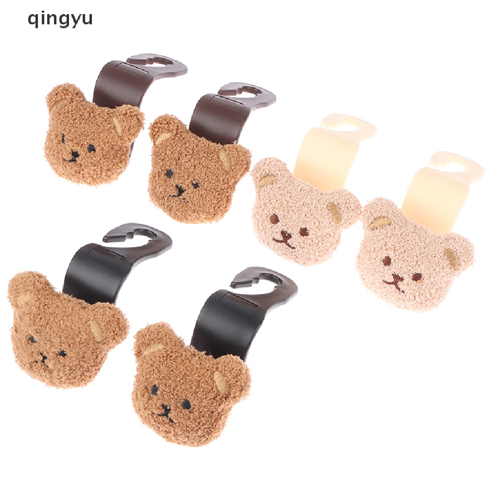 Móc Treo Đồ Hình Đầu Gấu Gắn Xe Đẩy Em Bé Tiện Dụng