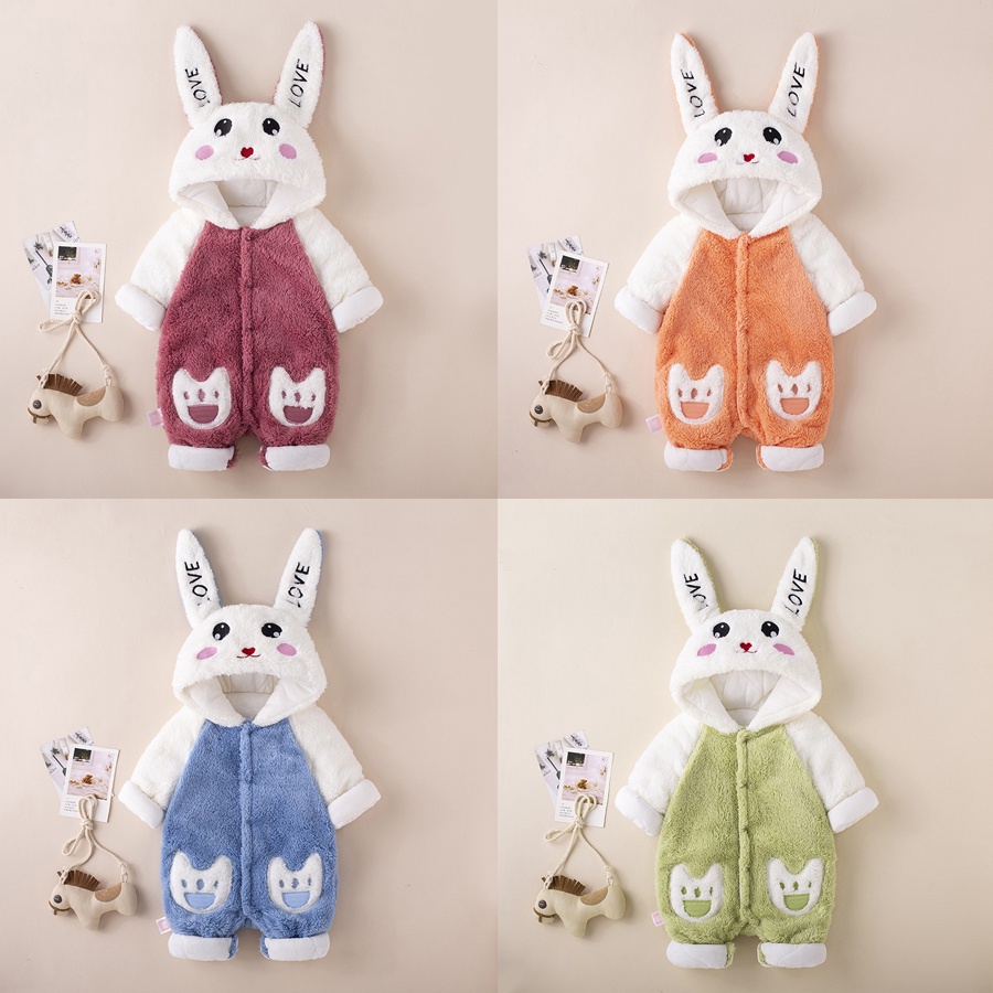 romper mùa đông , bộ liền thân , body thỏ cục bông cho bé cao cấp và dễ thương , sản phẩm mới được bày bán 10.2022