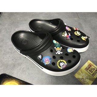 Dép Sục Cá Sấu Đen + Tặng 10 Jibbitz + Hộp