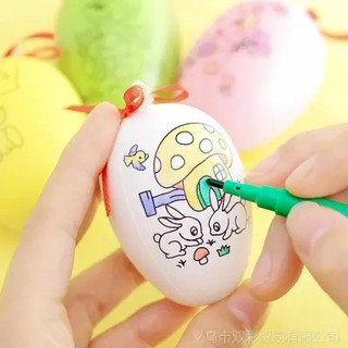 10 Trứng tô màu kèm 10 bộ bút- Đồ chơi tô màu