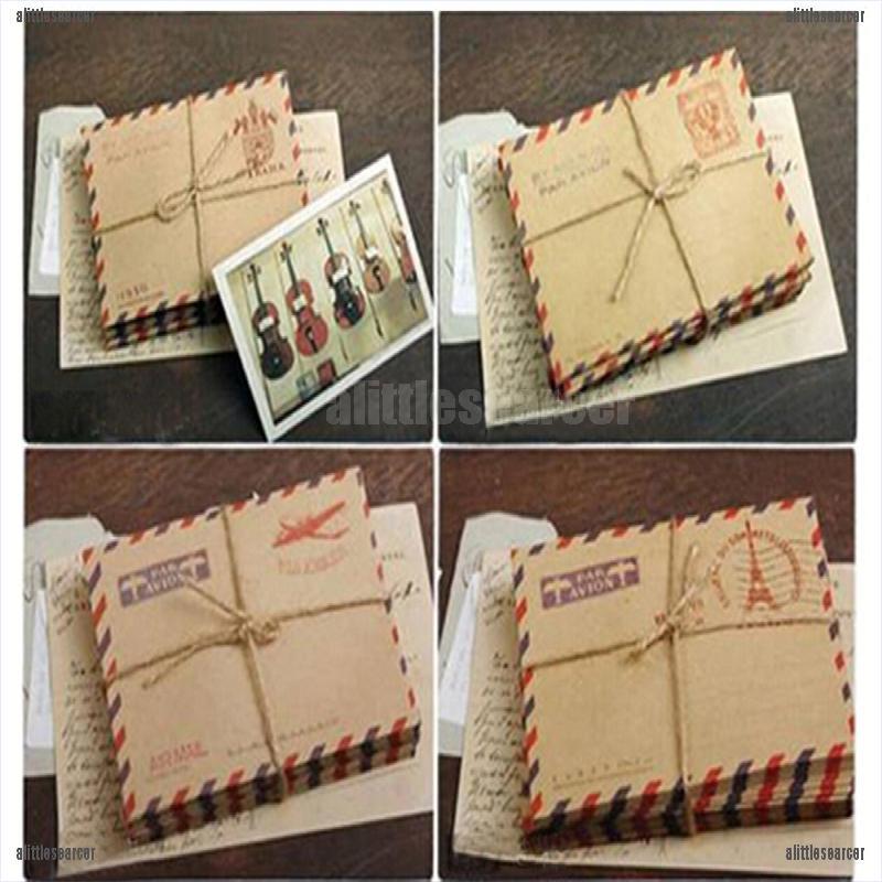 NEW Bộ 10 Bìa Thư Phong Cách Vintage