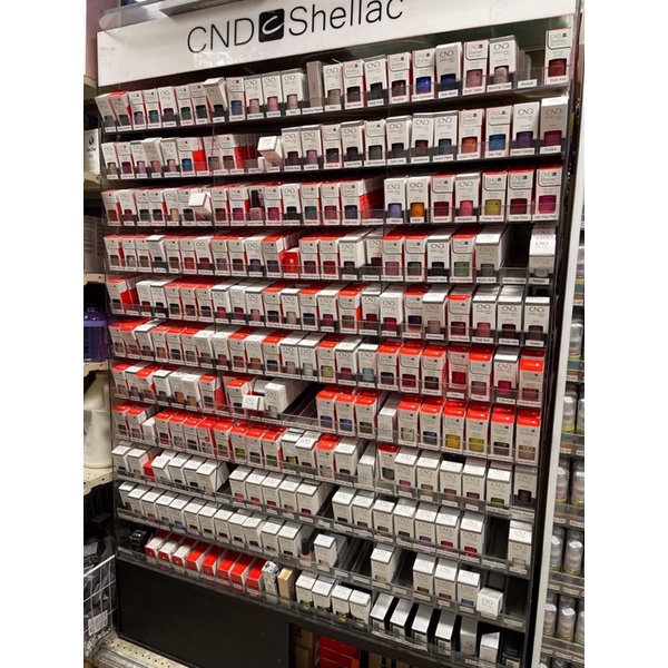 Cnd shellac chai nhỏ 260k/ 1 chai 7.5ml Chai lớn 380k/1 chai 15 mL ( màu ,base ,top bằng giá )