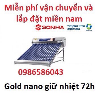 Máy Nước Nóng Năng Lượng Mặt Trời Sơn Hà TITAN ỐNG DẦU DỮ NHIỆT 72H - Bảo Hành 7 Năm