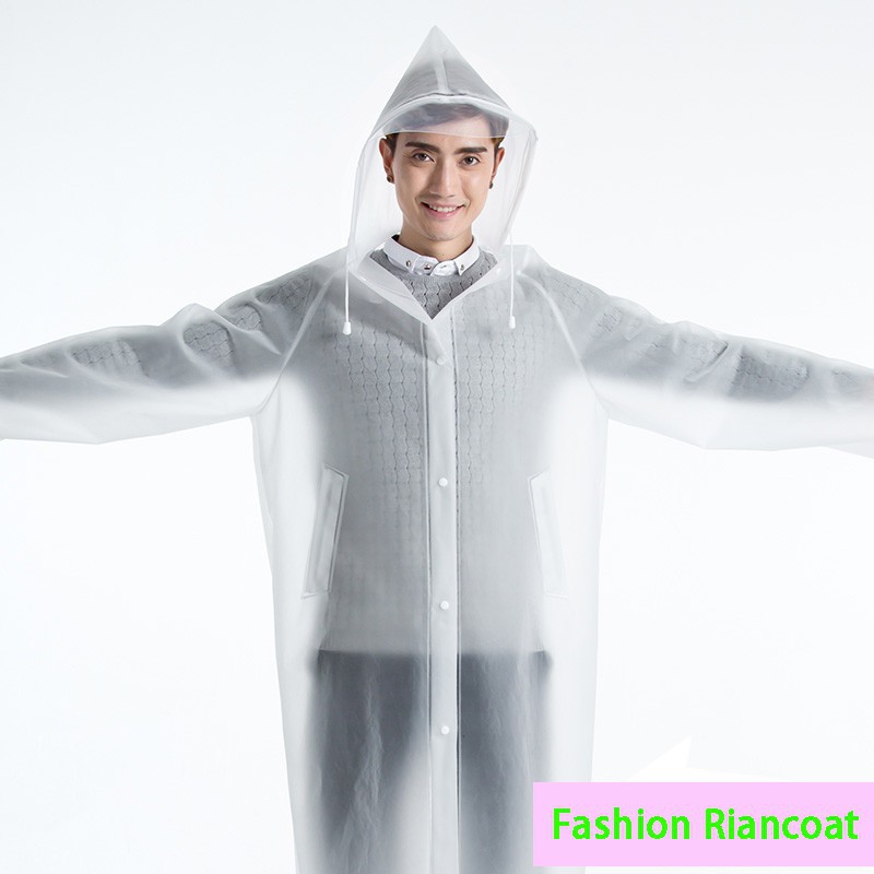 Áo mưa có mũ bảo hiểm chống thấm nước cho người lớn