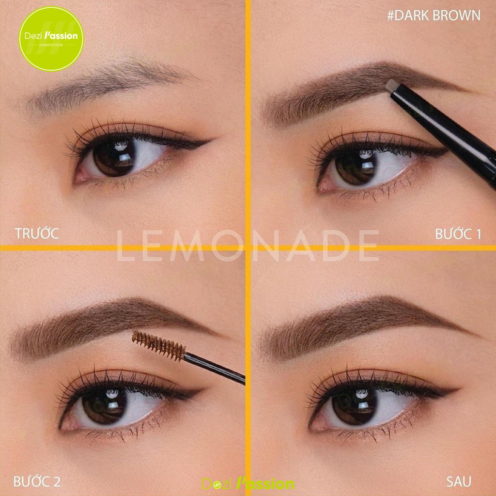 Chì Kẻ Mày Lemonade 2 Đầu Bền Màu, Lâu Trôi - Lemonade Want It Got It Dual Eyebrow