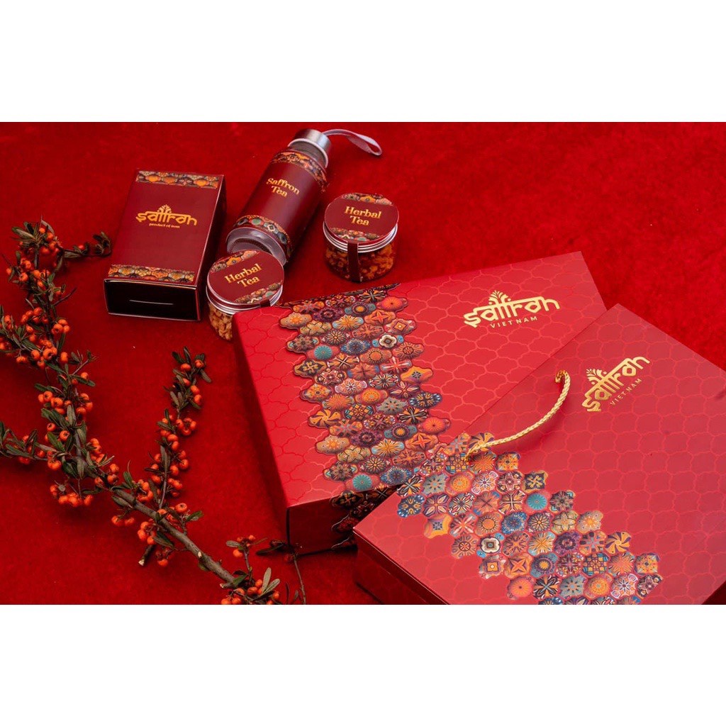 Set quà Ba Tư nhụy hoa nghệ tây Saffron cao cấp salam
