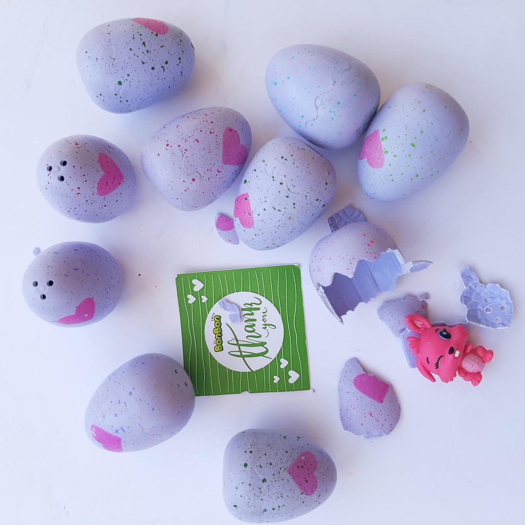 Set 10 trứng Hatchimals season/ mùa 1 (trứng màu tím) - không trứng mẫu thú