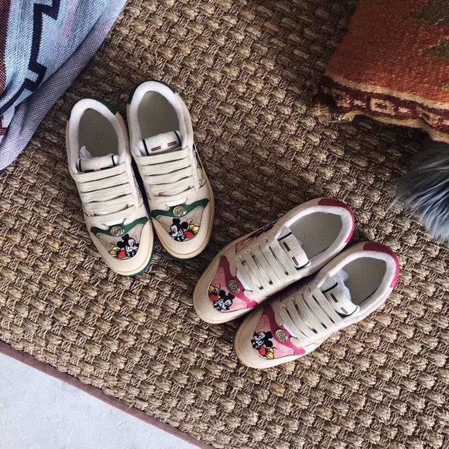 Giày thể thao Gu ci Mickey hàng Siu cấp nha đủ sz nam nữ (chat trước check size ạ)