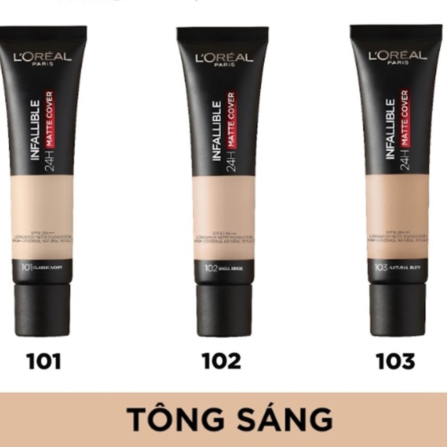 Kem nền lâu trôi L’Oreal Paris Infallible 24H MATTE COVER