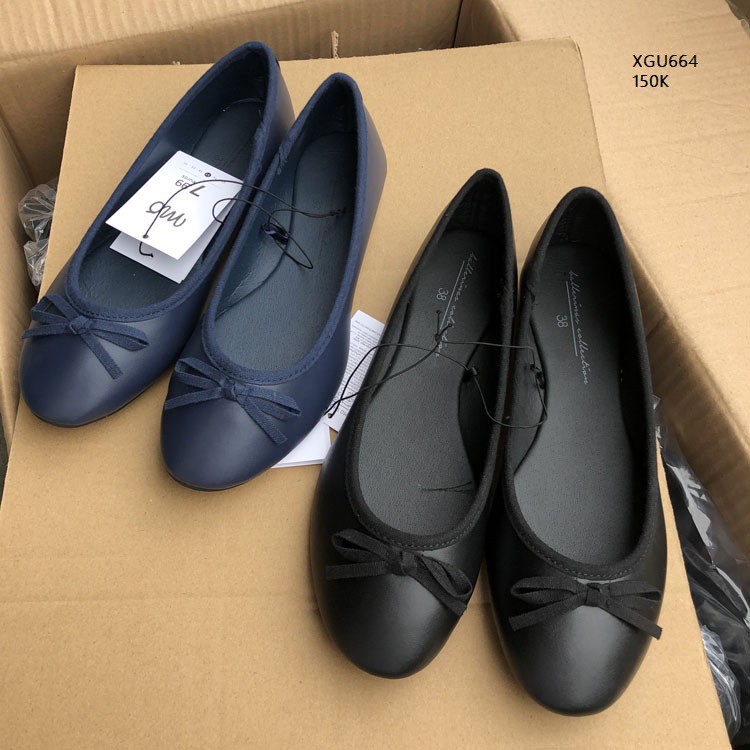 XGU664 Giày búp bê  nơ nhỏ hàng xuất dư