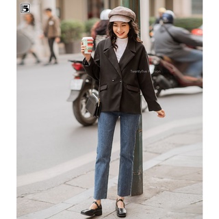 Áo vest form rộng 2 cúc Twentyfive NV18