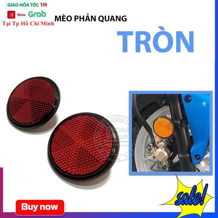 Mắt Mèo Phản Quang Zihpat Pát Tròn Gắn Phuộc