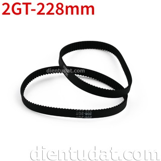 Dây curoa GT2 6mm - 228mm